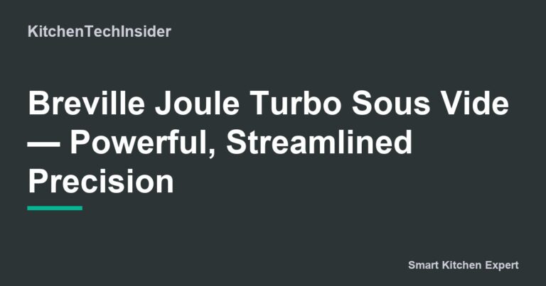 107 Breville Joule Turbo Sous Vide