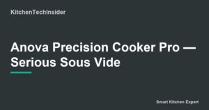 Anova Precision Cooker Pro — Serious Sous Vide