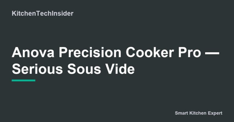 124 Sous Vide Precision Cooker Anova Pro