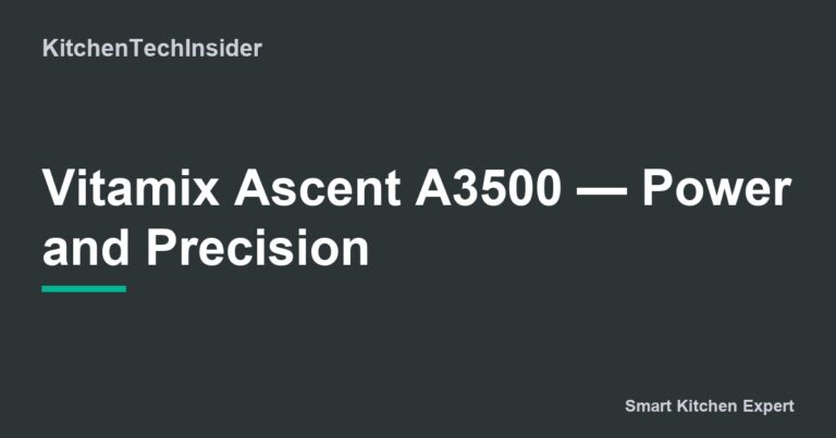 126 Vitamix Ascent A3500 Blender