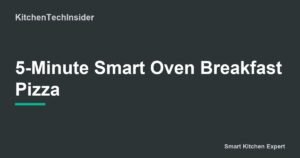 5-Minute Smart Oven Breakfast Pizza
