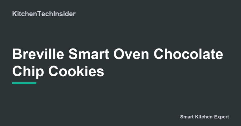 Breville Smart Oven Chocolate Chip Cookies